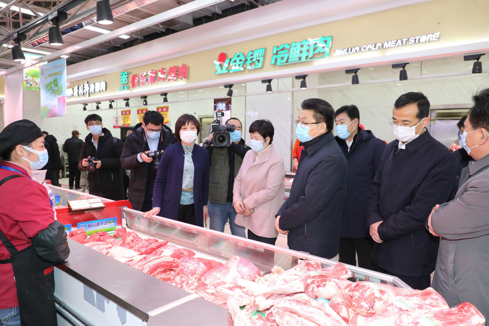 田庆盈调研民生物资储备供给情况