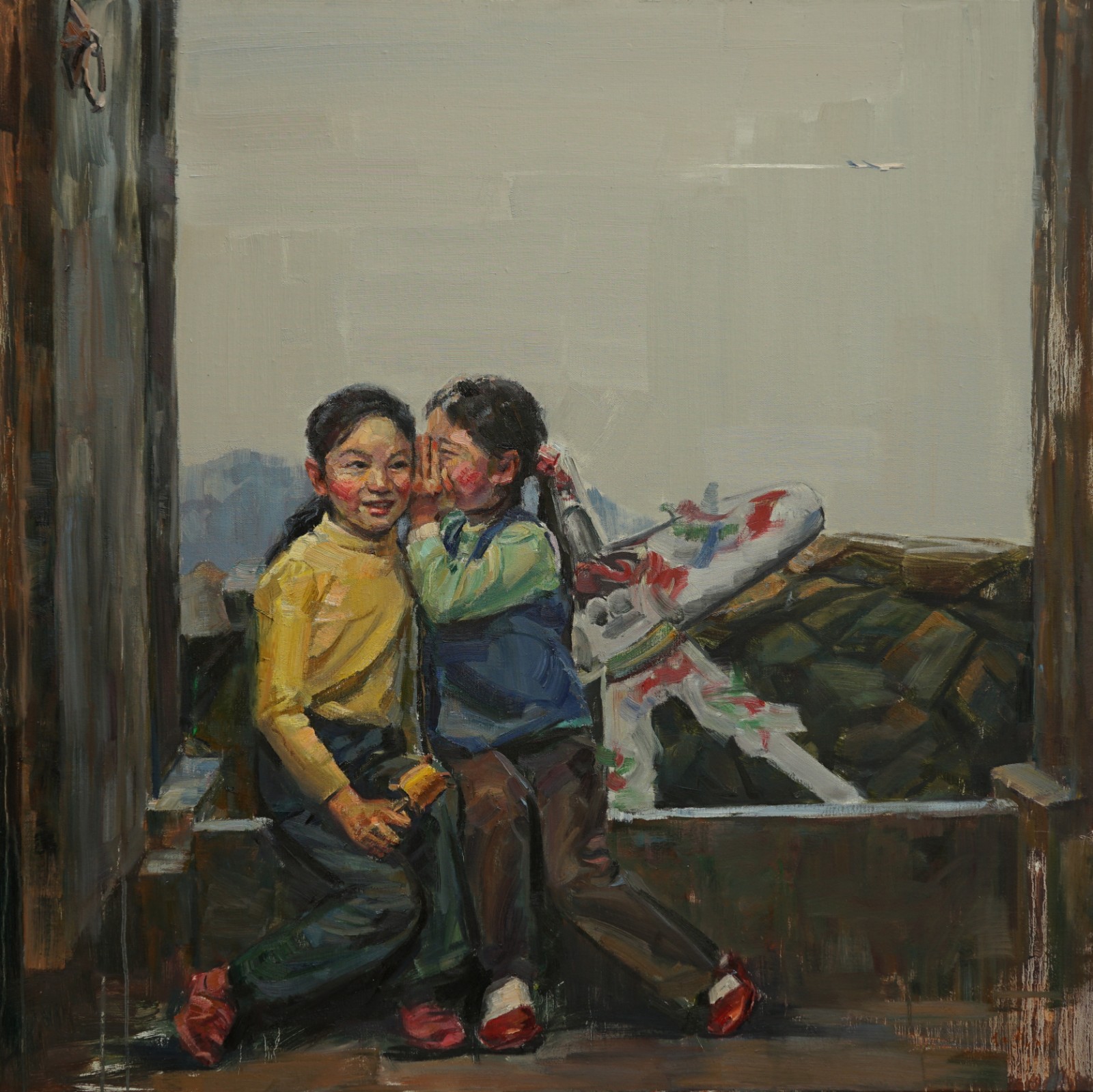 16.劉紅杰《外面的世界》120x120cm.jpg