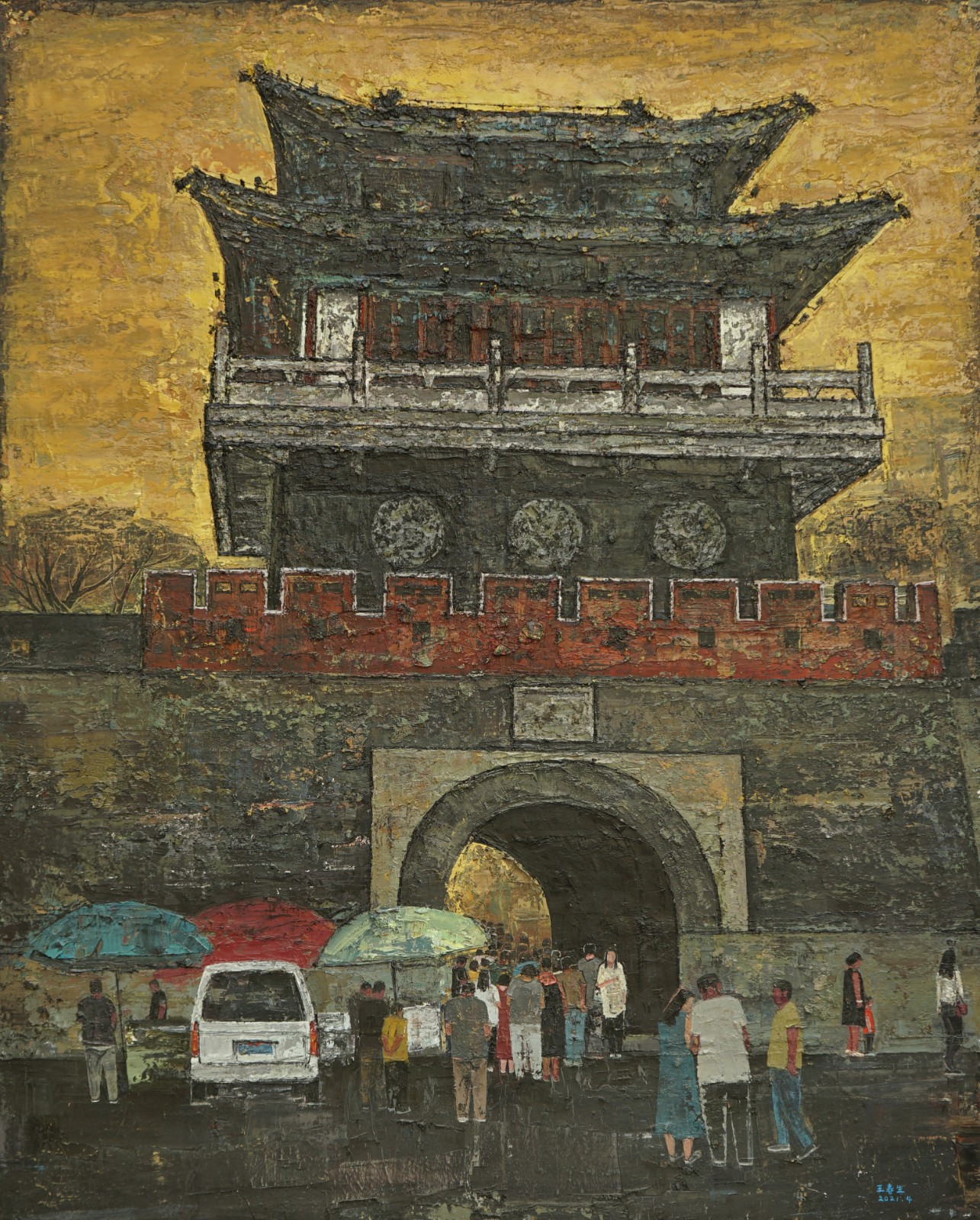 27.王春生《鳶都·奎文門》120x150cm.jpg