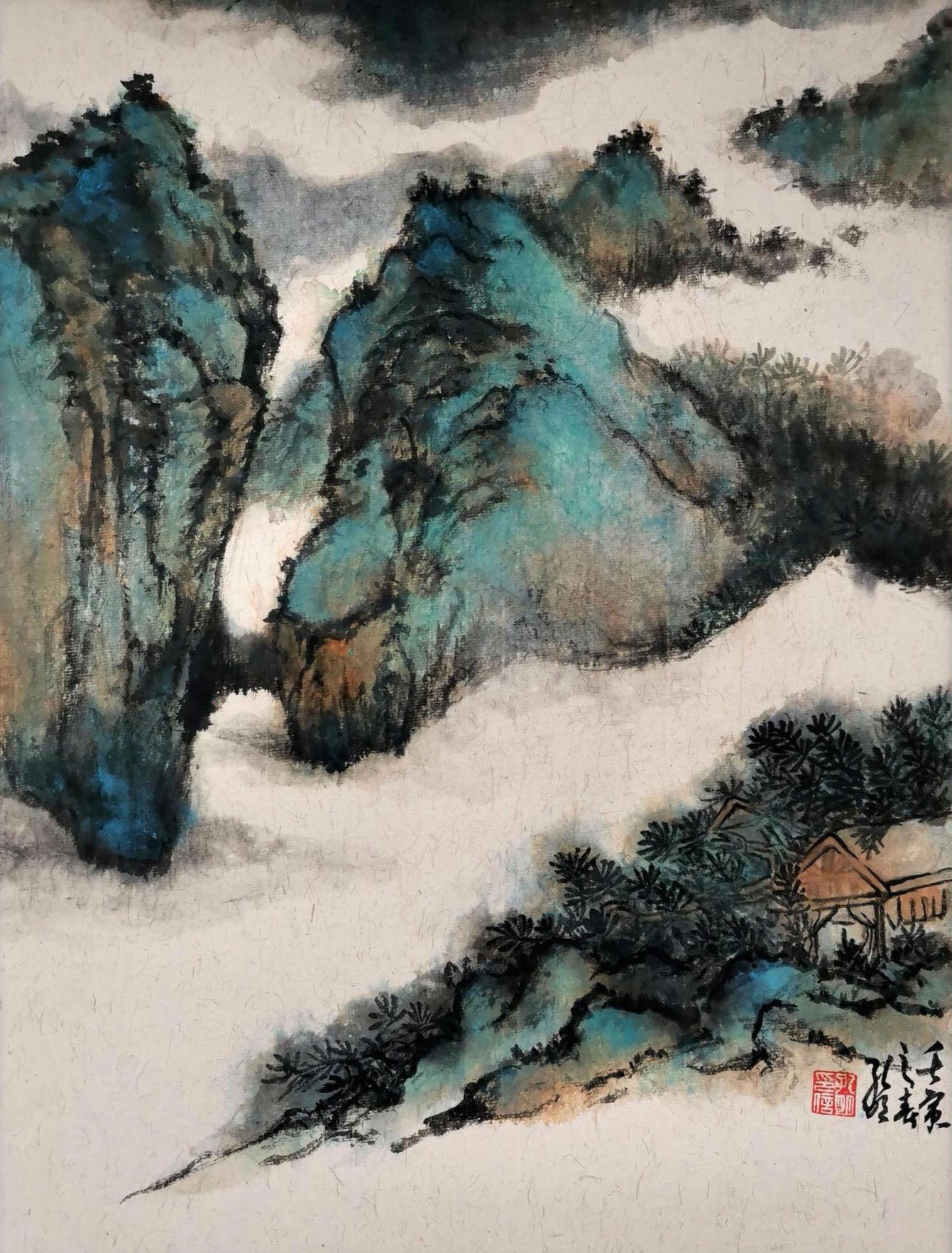 孔明《青山綠水》尺寸：44cm×33cm.jpg