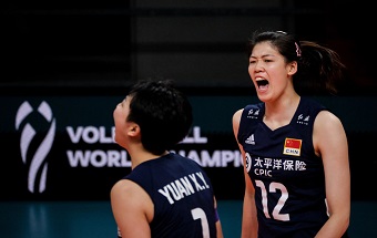 三連勝！中國女排3：0日本女排